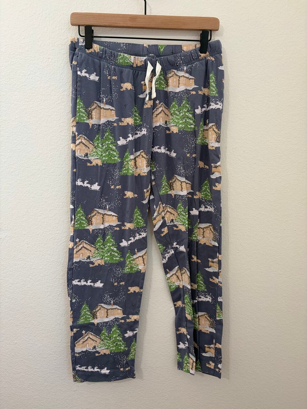 Burt's Bees Women’s Size Small Pajama Pants Organic Cotton Loungewear Winter